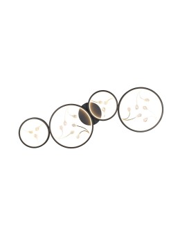 TRIO GROOVY Sufitowa LED 1x37W 3000K 4600lm Ściemnialna czarny 642110432 - produkt 2