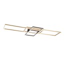 Modern ceiling lamps - TRIO IRVINE LED Ceiling 1x60W 3000 - 6500K 7100lm Dimmable Gold 620010408 - product 1