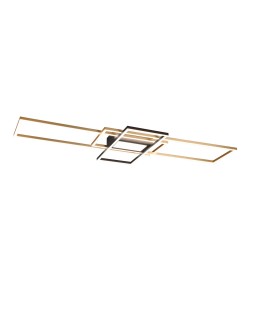 TRIO IRVINE LED Ceiling 1x60W 3000 - 6500K 7100lm Dimmable Gold 620010408