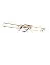 TRIO IRVINE LED Ceiling 1x60W 3000 - 6500K 7100lm Dimmable Gold 620010408