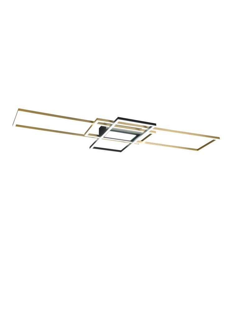 Modern ceiling lamps - TRIO IRVINE LED Ceiling 1x60W 3000 - 6500K 7100lm Dimmable Gold 620010408 - product kolory-swiatla.pl 2