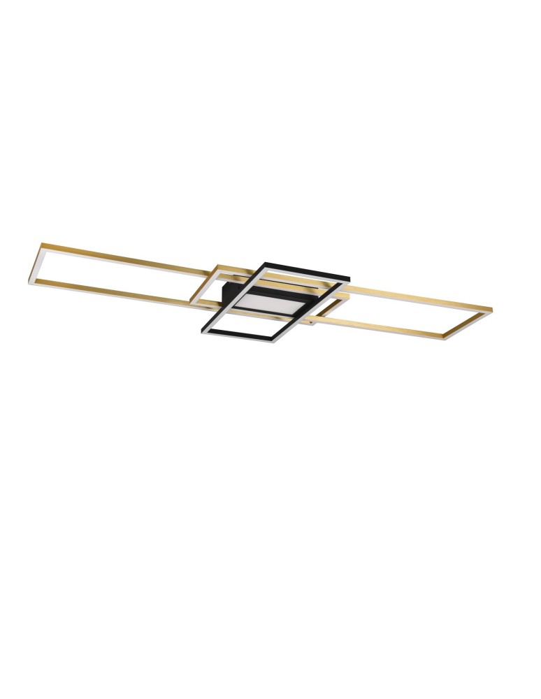 Modern ceiling lamps - TRIO IRVINE LED Ceiling 1x60W 3000 - 6500K 7100lm Dimmable Gold 620010408 - product kolory-swiatla.pl 5