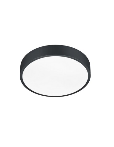 TRIO WACO LED Ceiling 1x28W 2300-4000K 3200lm Dimmable Black 627413032