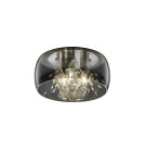 Ceiling lamps with crystals - TRIO CRYSTEL Ceiling E14 3x28W Dimmable Silver 616700306 - product 1