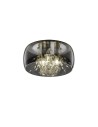 TRIO CRYSTEL Ceiling E14 3x28W Dimmable Silver 616700306