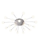 Modern ceiling lamps - TRIO BULLET LED Ceiling 21x1W 3000K 170lm Dimmable Silver 641412107 - product 1