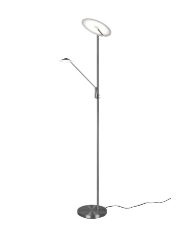 TRIO BRANTFORD Floor LED 2x30W 2700+3200+4000K 3500lm Dimmable Silver 425610207 - product 2