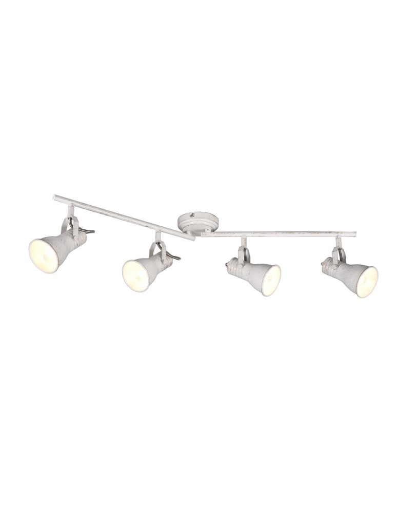 Spotlight ceiling lamps - TRIO STEAM Spotlight E14 4x25W Dimmable White 813400427 - product kolory-swiatla.pl 1