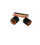 Ceiling spotlights - TRIO TOMMY Spotlight E14 2x28W Dimmable Wood R81332030 - product 3