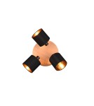 Ceiling spotlights - TRIO TOMMY Spotlight E14 3x28W Dimmable Wood R81333930 - product 2