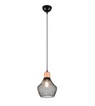Pendant lamps - TRIO VALERIA Pendant E27 1x40W Dimmable Black R31281032 - product 1