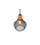 Pendant lamps - TRIO VALERIA Pendant E27 1x40W Dimmable Black R31281032 - product 2