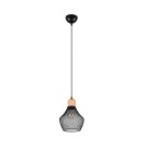 Pendant lamps - TRIO VALERIA Pendant E27 1x40W Dimmable Black R31281032 - product 4