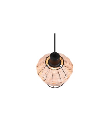 TRIO BORKA Pendant E27 1x40W Dimmable Wood R31261036 - product 2