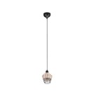 Lampy wiszące - TRIO BORKA Wisząca E27 1x40W Ściemnialna drewno R31261036 - produkt 4