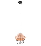 Pendant lamps - TRIO BORKA Pendant E27 1x40W Dimmable Wood R31261936 - product 1