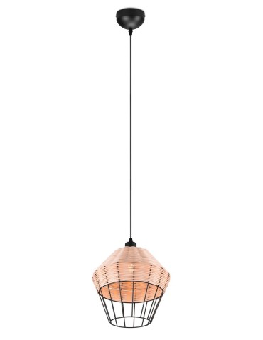 TRIO BORKA Pendant E27 1x40W Dimmable Wood R31261936