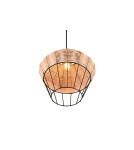 Pendant lamps - TRIO BORKA Pendant E27 1x40W Dimmable Wood R31261936 - product 3