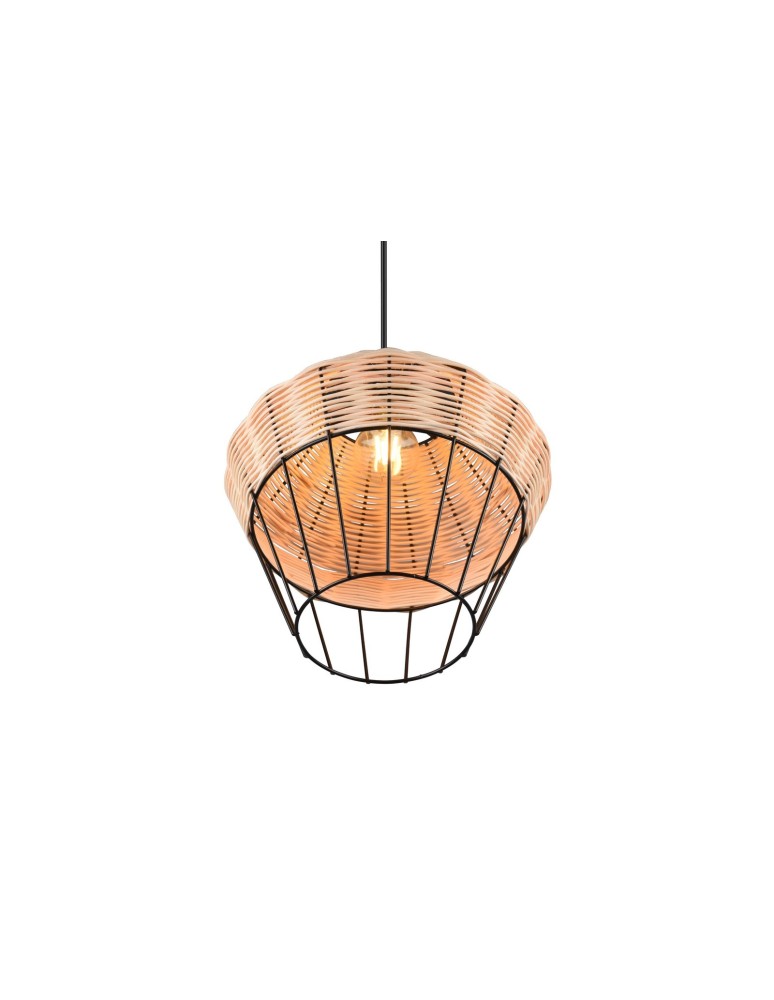 Pendant lamps - TRIO BORKA Pendant E27 1x40W Dimmable Wood R31261936 - product kolory-swiatla.pl 3