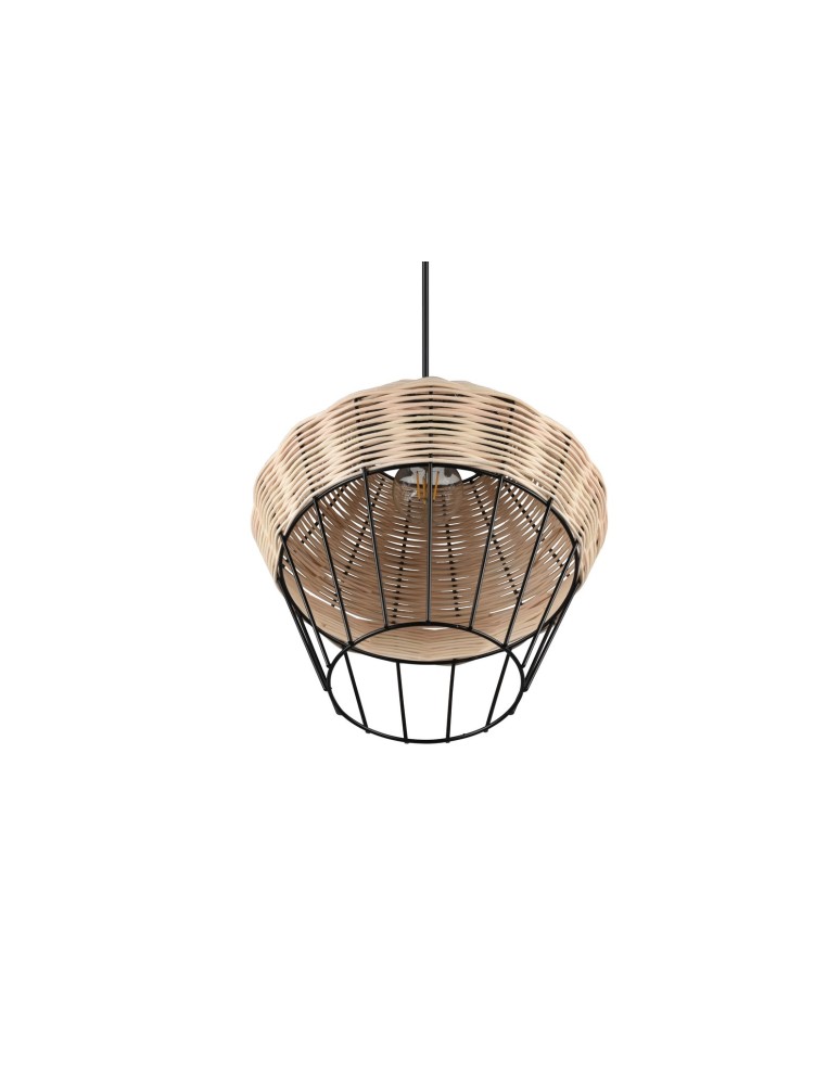 Pendant lamps - TRIO BORKA Pendant E27 1x40W Dimmable Wood R31261936 - product kolory-swiatla.pl 6
