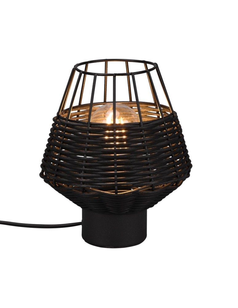 Boho table lamps - TRIO BORKA Table E27 1x40W black R51261002 - product kolory-swiatla.pl 1
