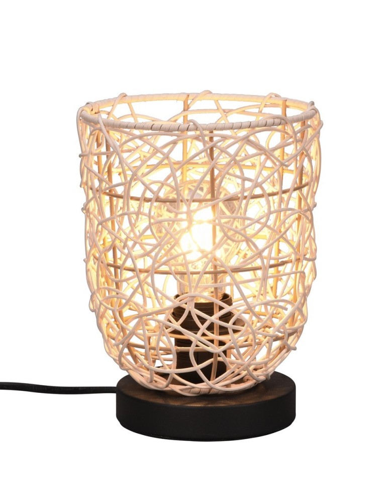 Boho table lamps - TRIO LOVIS Table E27 1x40W wood R51141036 - product kolory-swiatla.pl 1