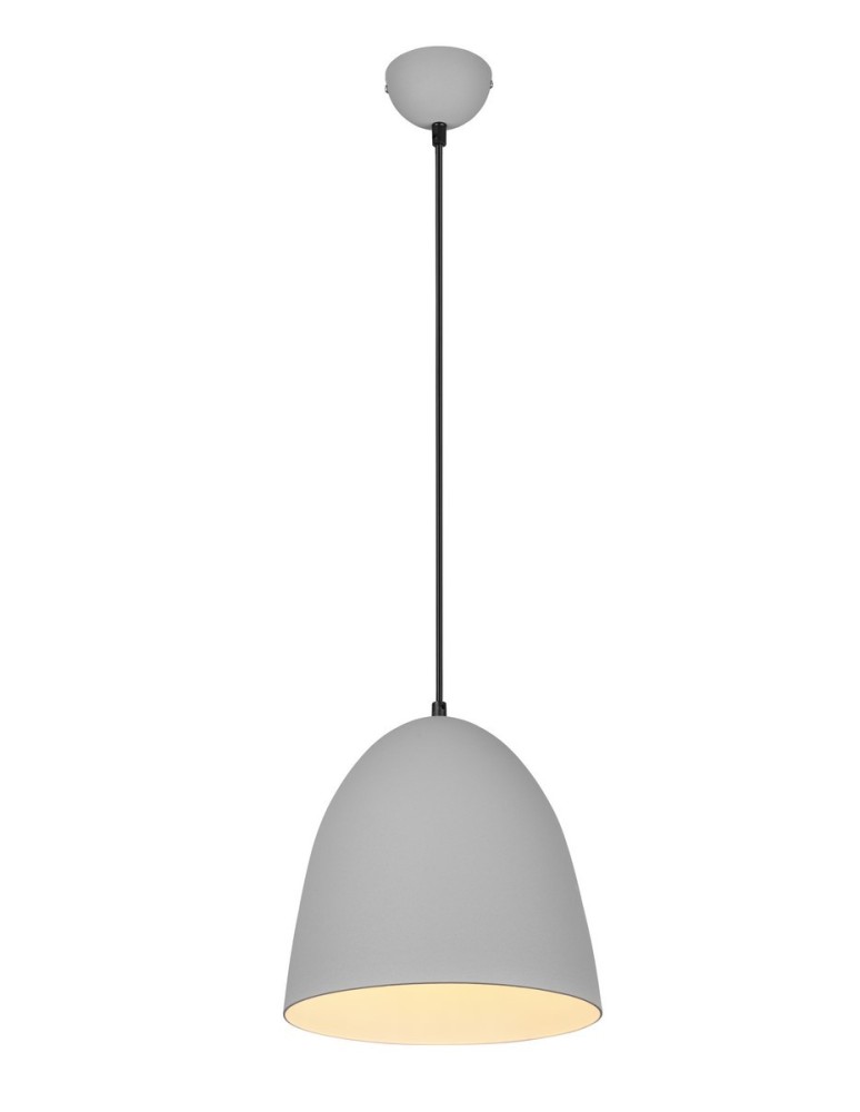 Pendant lamps - TRIO TILDA Pendant E27 1x40W Dimmable Grey R30661011 - product kolory-swiatla.pl 1