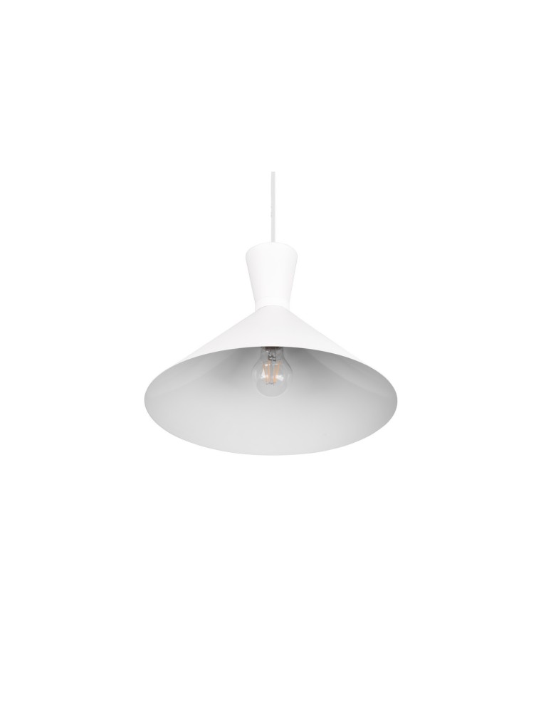 Pendant lamps - TRIO ENZO Pendant E27 1x28W Dimmable White R30781931 - product kolory-swiatla.pl 5