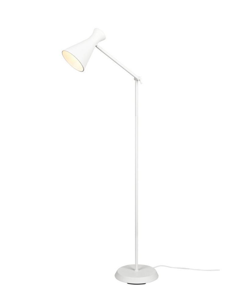Broken floor lamps - TRIO ENZO Floor E27 1x10W white R40781031 - product kolory-swiatla.pl 1
