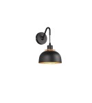 Loft wall lamps - industrial - TRIO PUNCH Wall-mounted E27 1x40W Dimmable black R20811732 - product 3