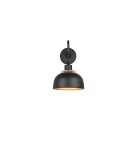 Loft wall lamps - industrial - TRIO PUNCH Wall-mounted E27 1x40W Dimmable black R20811732 - product 4