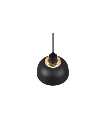TRIO PUNCH Pendant E27 1x40W Dimmable Black R30811032 - product 2