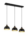TRIO PUNCH Pendant E27 3x40W Dimmable Black R30813032