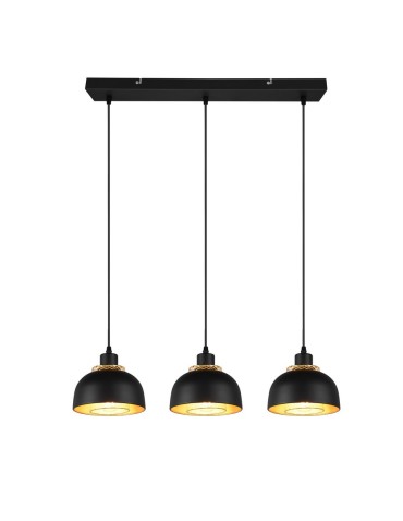 TRIO PUNCH Wisząca E27 3x40W Ściemnialna czarny R30813032 - produkt 2