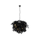 Pendant lamps - TRIO LEAVY Pendant E14 4x28W Dimmable Black R10464032 - product 4