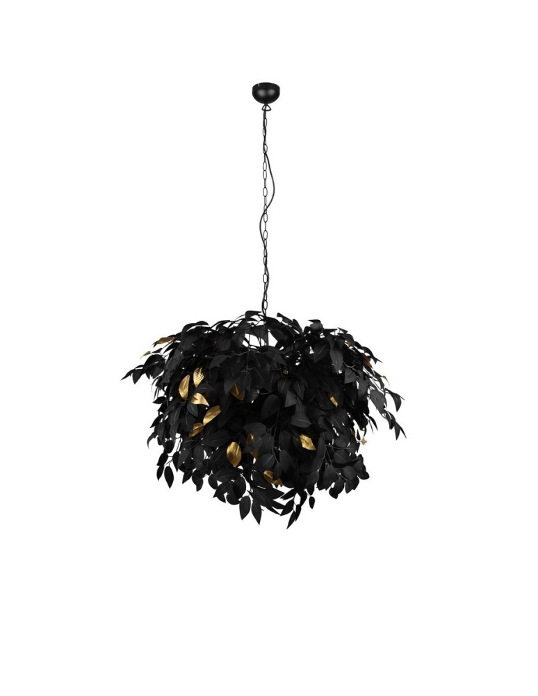 Pendant lamps - TRIO LEAVY Pendant E14 4x28W Dimmable Black R10464032 - product kolory-swiatla.pl 4