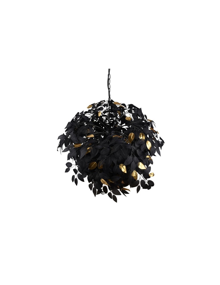 Pendant lamps - TRIO LEAVY Pendant E14 4x28W Dimmable Black R10464032 - product kolory-swiatla.pl 5