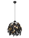 TRIO LEAVY Wisząca E27 1x28W Ściemnialna czarny R10461932