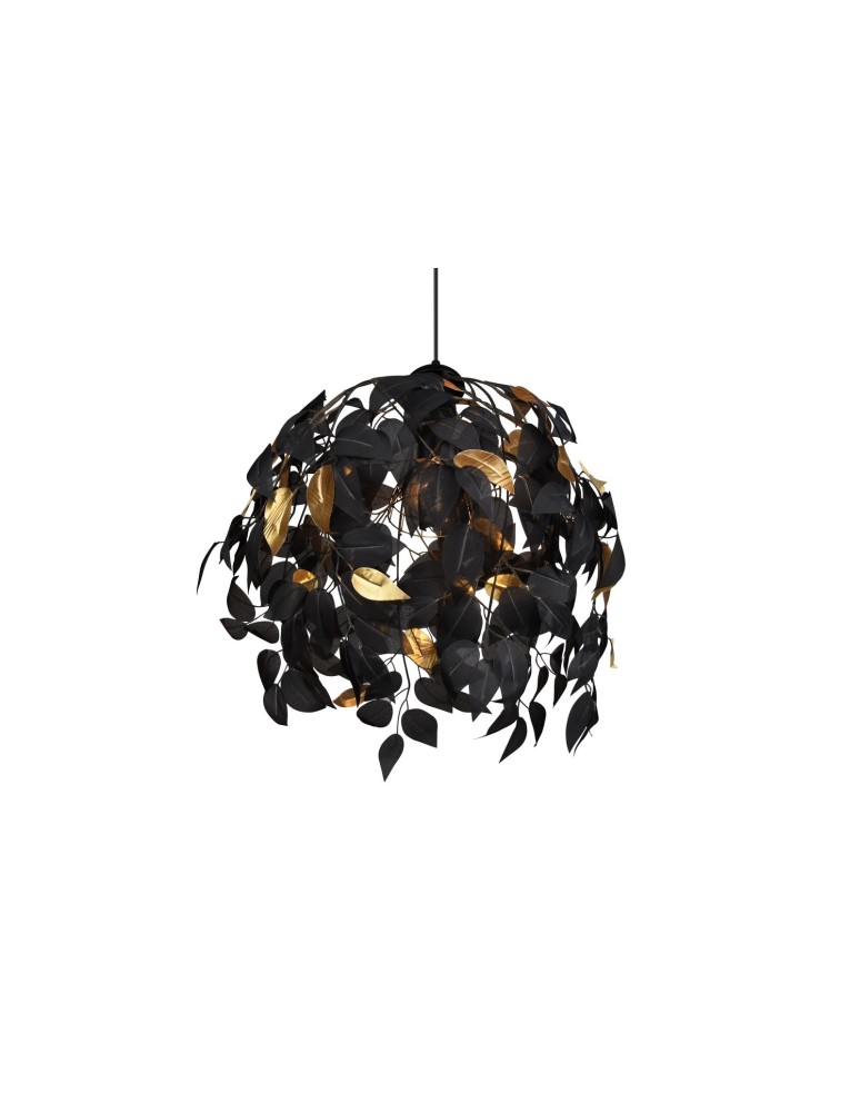Pendant lamps - TRIO LEAVY Pendant E27 1x28W Dimmable Black R10461932 - product kolory-swiatla.pl 3