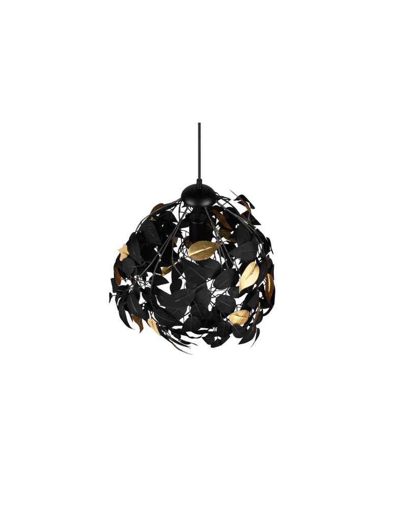 Pendant lamps - TRIO LEAVY Pendant E27 1x28W Dimmable Black R10461932 - product kolory-swiatla.pl 5
