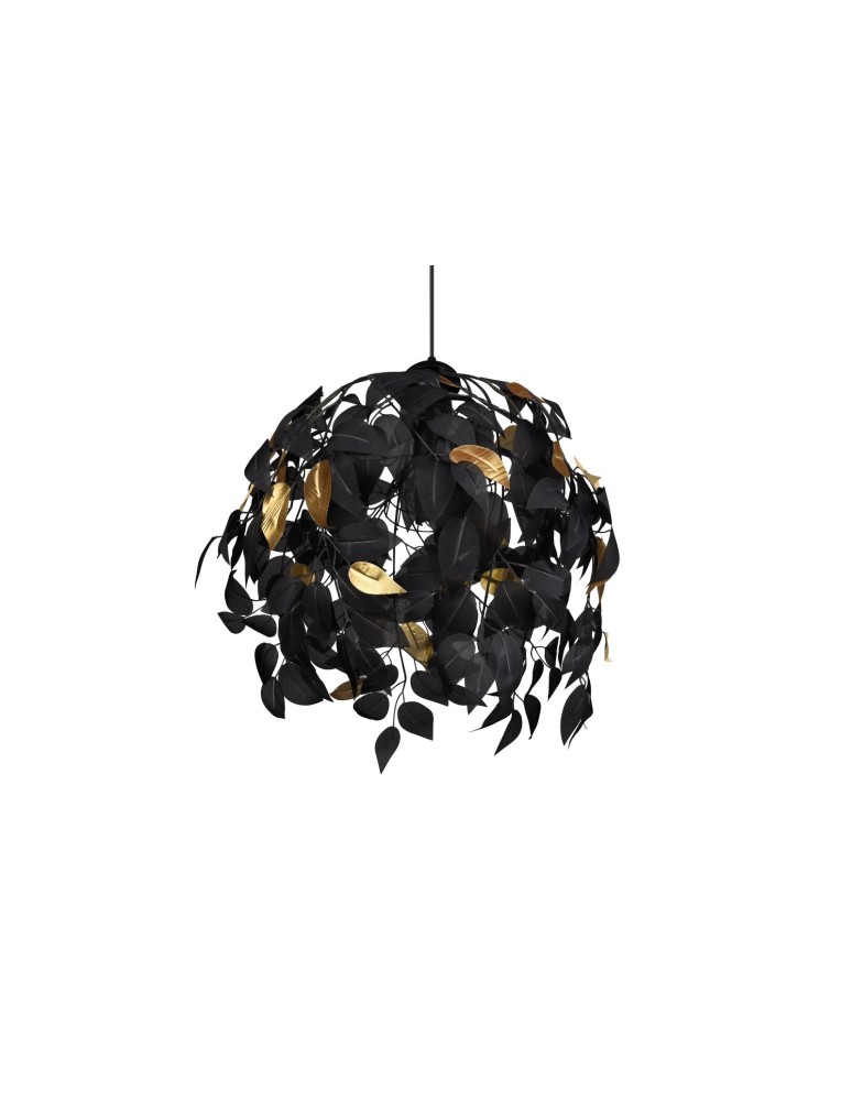 Pendant lamps - TRIO LEAVY Pendant E27 1x28W Dimmable Black R10461932 - product kolory-swiatla.pl 6