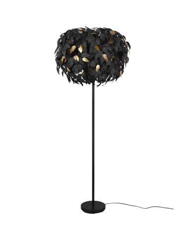 TRIO LEAVY Floor E14 3x28W black R40463032 - product 2