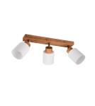 Spotlight ceiling lamps - TRIO ASSAM Spotlight E14 3x25W Dimmable Wood R81113030 - product 3