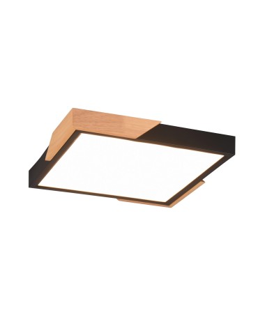 TRIO META LED Ceiling 1x20W 3000K 2400lm Dimmable Black R67191132