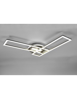 TRIO TWISTER Sufitowa LED 1x30W 2700 - 6000K 4500lm Ściemnialna srebrny R67183107