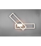 Modern ceiling lamps - TRIO TWISTER LED Ceiling 1x30W 2700 - 6000K 4500lm Dimmable Silver R67183107 - product 3