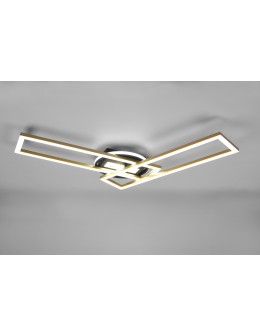 TRIO TWISTER Sufitowa LED 1x30W 2700 - 6000K 4500lm Ściemnialna złoty R67183108