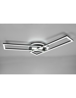 TRIO TWISTER LED Ceiling 1x30W 2700 - 6000K 4500lm Dimmable Black R67183132