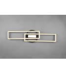 Modern ceiling lamps - TRIO TWISTER LED Ceiling 1x30W 2700 - 6000K 4500lm Dimmable Black R67183132 - product 2