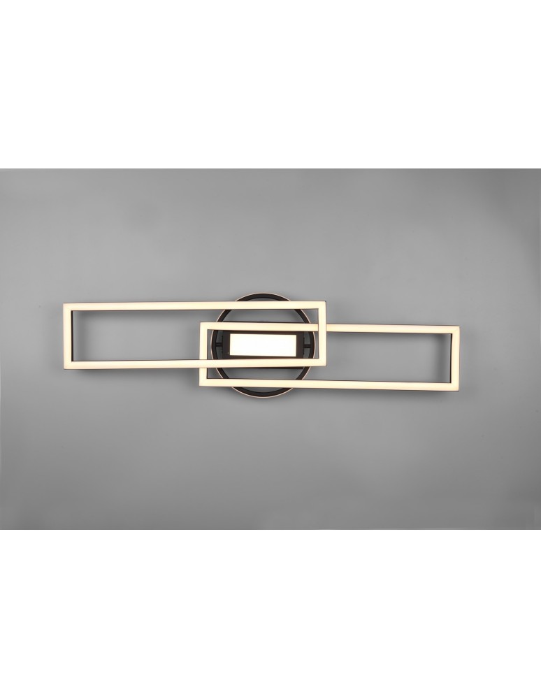 Modern ceiling lamps - TRIO TWISTER LED Ceiling 1x30W 2700 - 6000K 4500lm Dimmable Black R67183132 - product kolory-swiatla.pl 2